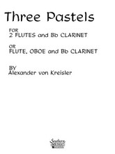 Three (3) Pastels (Woodwind Solos & Ensemble/Woodwind Trio). By Beversdorf, Thomas. For Woodwind Trio (Flute). Woodwind Solos & Ensembles - Woodwind Trio. Southern Music. Grade 5. Southern Music Company #SS528. Published by Southern Music Company.