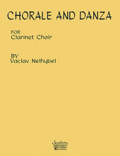 Chorale and Danza (Clarinet Choir). By Vaclav Nelhybel (1920-1996). For Clarinet Choir, Clarinet Ensemble. Woodwind Solos & Ensembles - Clarinet - Larger Ensemble. Southern Music. Grade 5. Southern Music Company #ST414CO. Published by Southern Music Company.

Instrumentation: 1 E-flat Clarinet, 2 - 1st B-flat Clarinets, 2 - 2nd B-flat Clarinets, 2 - 3rd B-flat Clarinets, 2 - E-flat Alto Clarinets, 2 - B-flat Bass Clarinets, 1 - E-flat Contra-Alto Clarinet (optional), 1 - B-flat Contrabass Clarinet.