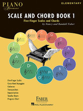 Piano Adventures Scale and Chord Book 1 (Five-Finger Scales and Chords). For Piano/Keyboard. Faber Piano AdventuresÂ®. Softcover. 48 pages. Faber Piano Adventures #FF3024. Published by Faber Piano Adventures.

Playing 5-finger scales has significant value for early-level pianists. This innovative book helps students chart progress through all major and minor 5-finger scales, cross-hand arpeggios, and primary chords. Engaging teacher duets for each key are used for scale exercises. Students also enjoy improvisation activities for each key with creative prompts to inspire imagery, character, and tempo.