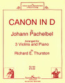 Canon in D (Violin Trio). By Johann Pachelbel (1653-1706). Arranged by Richard S. Thurston. For Violin Trio. String Solos & Ensembles - Violin Trio. Southern Music. Baroque. Grade 4. Score and set of performance parts. 21 pages. Southern Music Company #SU190. Published by Southern Music Company.