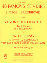 48 Famous Studies (1st Oboe Part) (Oboe 1). Edited by Wilhelm Ferling and Albert Andraud. For Oboe, Saxophone. Woodwind Solos & Ensembles - Oboe Method/Studies. Southern Music. Classical. Grade 3. Performance part. 47 pages. Southern Music Company #B103. Published by Southern Music Company.
Product,65235,Promenade (Tuba)"