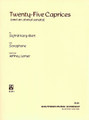 Twenty-Five (25) Caprices and an Atonal Sonata (Saxophone Unaccompanied). By Sigfrid Karg-Elert (1877-1933). Arranged by Jeffrey Lerner. For Saxophone. Woodwind Solos & Ensembles - Saxophone Studies. Southern Music. 20th Century. Grade 5. Collection. 47 pages. Southern Music Company #B351. Published by Southern Music Company.