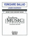 Yorkshire Ballad ((UIL 2)). By James Barnes. For Concert Band (Score & Parts). Band - Concert Band Music. Southern Music. Grade 2. Southern Music Company #S559CB. Published by Southern Music Company.

Composed in the summer of 1984, Yorkshire Ballad was premiered at the Kansas Bandmasters Association Convention by Claude T. Smith and the Kansan Intercollegiate Band. Since its publication, it has become one of the composer's most popular works, and has been arranged for a variety of ensembles. The composer writes “I composed this little piece so that younger players would have the opportunity to play a piece that is more or less in the style of (Grainger's) Irish Tune from County Derry”.