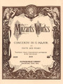 Concerto in G, K313 (Woodwind Solos & Ensemble/Flute And Piano/organ). By Wolfgang Amadeus Mozart (1756-1791). Arranged by Van Leeuwen. For Flute (Flute). Woodwind Solos & Ensembles - Flute And Piano/Organ. Southern Music. Grade 3. 40 pages. Southern Music Company #SS235. Published by Southern Music Company.