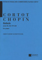 Ballades (Piano Solo). By Frederic Chopin (1810-1849). Edited by Alfred Cortot. For Piano. Piano Large Works. 72 pages. Editions Salabert #SLB3834. Published by Editions Salabert.