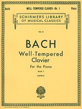 Well Tempered Clavier - Book 1 (Piano Solo). By Johann Sebastian Bach (1685-1750). Edited by Carl Czerny. For Piano, Piano/Keyboard. Piano Large Works. Baroque. SMP Level 10 (Advanced). Collection. Standard notation, fingerings, introductory text and thematic index (does not include words to the songs). 119 pages. G. Schirmer #LB13. Published by G. Schirmer.
Product,65320,Well Tempered Clavier - Book 2"