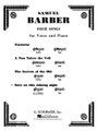 Sure on this Shining Night (Medium Low Voice). By Samuel Barber (1910-1981). For Piano, Vocal. Vocal Solo. 4 pages. G. Schirmer #ST39138. Published by G. Schirmer.

Sheet Music.