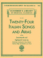 24 Italian Songs & Arias Complete (Medium High and Medium Low Voice). By Various. For Voice, Piano Accompaniment. Vocal Collection. 200 pages. Published by G. Schirmer.

Both published keys are combined, especially for teacher reference, in this convenient, value priced collection.