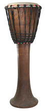 Klong Yaw for Percussion. Tycoon. Tycoon Percussion #EKY. Published by Tycoon Percussion.

Handcrafted from a single piece of hardwood, this is a traditional instrument indigenous to Thailand. The uniquely long and narrow shell enhances the bass tones of this instrument. Features a 9″ diameter high-quality water buffalo skin head and extra strong tension ropes that allow for easy and long-lasting tuning.