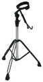 Black Powder-Coated Standard Djembe Stand for Percussion. Tycoon. Tycoon Percussion #TJS-B. Published by Tycoon Percussion.

Constructed of premium quality stainless steel, this stand fits any standard djembe. It is height adjustable to fit any player's needs, and the double-braced legs and rubber feet offer extra stability. Easy to assemble and disassemble.