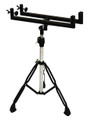 Cajon Stand (Black). For Percussion. Tycoon. Tycoon Percussion #TKS-B. Published by Tycoon Percussion.

Easy to assemble and disassemble, this stand fits any standard cajon. The double-braced legs and rubber feet provide enhanced stability. The stand is height adjustable to fit any player's needs.