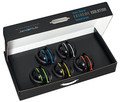 Direct Sound EXJH-255 for JamHub BedRoom System (Extreme Isolation Headphone Kit (EX-25 5-Pack)). Accessory. General Merchandise. Hal Leonard #EXJH255. Published by Hal Leonard.

For the most organized JamHub headphone system, these color-coded multi-packs match every unique color that the JamHub unit uses so one can easily recognize what section belongs to which musician. The EX-25 Extreme Iso Headphone from Direct Sound are super comfortable and sound great. They feature a lightweight design with the ground-breaking IncrediFlex headband – with memory, that allows the player to wear these comfortably for hours. They feature TruSound Tonal Accuracy for superior non-hyped audio fidelity and are environmentally sound with battery-free technology and parts that are easily replaced or repaired. Includes the protective case that the phones neatly fold up into. This is the best way for musicians and students to connect to the JamHub Systems!