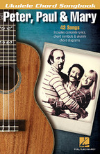 Peter, Paul & Mary - Ukulele Chord Songbook by Peter Paul and Mary. For Ukulele. Ukulele Chord Songbook. Softcover. 120 pages. Published by Hal Leonard.

Over 40 songs from these folk era icons, including: All My Trials • All Through the Night • And When I Die • Blowin' in the Wind • Blue • Children, Go Where I Send Thee • Five Hundred Miles • Follow Me • Freight Train • Goodnight, Irene • Hush-A-Bye • If I Had a Hammer (The Hammer Song) • Leaving on a Jet Plane • Light One Candle • Mockingbird • Puff the Magic Dragon • This Land Is Your Land • This Train • The Times They Are A-Changin' • We Shall Overcome • Where Have All the Flowers Gone? • and more.