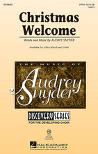 Christmas Welcome by Audrey Snyder. For Choral (2-Part). Discovery Choral. 12 pages. Published by Hal Leonard.

We Wish You a Merry Christmas combines with a bright original holiday song to create a seasonal showcase that's full of fa-la-la-la cheer! Easily learned and effective in performance, you'll turn to this selection year after year with your younger choirs. Discovery Level 2.

Song List:

    We Wish You a Merry Christmas 
    Christmas Welcome 

Minimum order 6 copies.