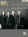 Eagles (Bass Play-Along Volume 49). By The Eagles. For Bass. Bass Play-Along. Softcover with CD. 72 pages. Published by Hal Leonard.

The Bass Play-Along Series will help you play your favorite songs quickly and easily! Just follow the tab, listen to the CD to hear how the bass should sound, and then play along using the separate backing tracks. The melody and lyrics are also included in the book in case you want to sing, or to simply help you follow along. The audio CD is playable on any CD player. For PC and Mac computer users, the CD is enhanced so you can adjust the recording to any tempo without changing pitch!

This volume includes: Already Gone • Heartache Tonight • Hotel California • Life in the Fast Lane • Lyin' Eyes • One of These Nights • Take It Easy • Those Shoes.