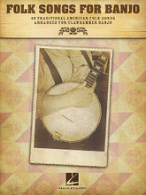 Folk Songs for Banjo (40 Traditional American Folk Songs Arranged for Clawhammer Banjo by Michael Miles). By Various. Arranged by Michael Miles. For Banjo. Banjo. Softcover. 96 pages. Published by Hal Leonard.

40 traditional American folk songs arranged for clawhammer banjo, including: Amazing Grace • Arkansas Traveler • Beautiful Brown Eyes • The Blue Tail Fly (Jimmy Crack Corn) • Buffalo Gals (Won't You Come Out Tonight?) • (I Wish I Was In) Dixie • Down in the Valley • Give Me That Old Time Religion • Good Night Ladies • Home on the Range • Home Sweet Home • I've Been Working on the Railroad • In the Good Old Summertime • John Henry • Kumbaya • Man of Constant Sorrow • Michael Row the Boat Ashore • My Old Kentucky Home • Oh! Susanna • Old Folks at Home (Swanee River) • The Red River Valley • She'll Be Comin' 'Round the Mountain • Turkey in the Straw • The Wabash Cannon Ball • When Johnny Comes Marching Home • When the Saints Go Marching In • Worried Man Blues • Yankee Doodle • and more!