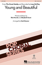 Young and Beautiful by Lana Del Rey. Arranged by Mark A. Brymer. For Choral (SSA). Pop Choral Series. Published by Hal Leonard.

Penned for the 2013 film The Great Gatsby, this song by the singer-songwriter Lana Del Rey creates a lush and nostalgic tapestry of sound that evokes the themes of Fitzgerald's story and the look and feel of the film. Great for making connections with literature, your students will love to perform this haunting work! Available separately: SSA, ShowTrax CD. Duration: ca. 3:40.

Minimum order 6 copies.