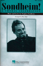 Sondheim! A Choral Celebration (Medley) by Stephen Sondheim (1930-). For Choral (SATB). Hal Leonard Broadway Choral. Broadway. Medley. 72 pages. Published by Hal Leonard.

Stephen Sondheim's music and lyrics stand as milestones in the world of American Musical Theater. Now, for the first time, some of his best-loved songs from acclaimed shows are included in a 25-minute choral medley by Mac Huff. Available for SATB and SAB voices, both concert and show choirs alike can now experience and celebrate the creative artistry of Stephen Sondheim. Songs include: Comedy Tonight * Into the Woods * Putting It Together * Not While I'm Around * Losing My Mind * and more.