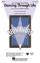 Dancing Through Life (from Wicked). By Stephen Schwartz. Arranged by Audrey Snyder. For Choral (SATB). Broadway Choral. 12 pages. Published by Hal Leonard.

Finding joy in the ordinary, smiling in spite of setbacks, looking to the future ... all part of the marvelous message found in the captivating music and lyrics of Stephen Schwartz in the hit musical Wicked. It's just life, so keep dancing through!Available separately: SATB, SAB, TTB, ePak(C) and ShowTrax CD. Performance Time: Approx. 2:30.

Minimum order 6 copies.