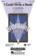 I Could Write a Book by Richard Rodgers and Rodgers and Hart. Arranged by Kirby Shaw. For Choral (SATB). Broadway Choral. 12 pages. Published by Hal Leonard.

This delightful Rodgers and Hart classic explores the fun side of love and relationships. Arranged in a light swing with opportunities for optional solos, this will put a smile on the faces of singers and audience alike. Performance time: Approx. 2:30. Available separately: SATB, SAB, SSA, ShowTrax CD and Instrumental Pak (Guitar, Bass and Drums).

Minimum order 6 copies.