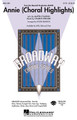 Annie (Choral Highlights) by Charles Strouse and Martin Charnin. Arranged by Roger Emerson. SATB. Broadway Choral. 24 pages. Published by Hal Leonard.

She's America's sweetheart! Perform this delightful 7-minute medley in your next concert. Includes: I Don't Need Anything But You * It's the Hard-Knock Life * Maybe * You're Never Fully Dressed Without a Smile * Tomorrow. Available: SATB, SAB, 2-Part, IPak (Flute, Clarinet, Trumpet I & II, Tenor Sax, Trombone, Synthesizer, Guitar Bass, Drums and Timpani/Bells), ShowTrax CD. Approx. Time: 7:00.

Minimum order 6 copies.