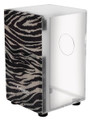 29 Series Clear Acrylic Cajon With Premium Fiberglass Front Plate - Zebra Design for Cajons. Tycoon. Tycoon Percussion #TKX-29FGZ. Published by Tycoon Percussion.