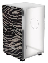 29 Series Clear Acrylic Cajon With Premium Fiberglass Front Plate - Zebra Design for Cajons. Tycoon. Tycoon Percussion #TKX-29FGZ. Published by Tycoon Percussion.