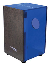 29 Series Royal Blue Acrylic Cajon With Black Makah Burl Front Plate for Cajons. Tycoon. Tycoon Percussion #TKXRB-29. Published by Tycoon Percussion.