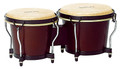 Ritmo Series Mahogany Finish Bongos (6 inch. & 7 inch.). For Bongos. Tycoon. Tycoon Percussion #TB-8BM. Published by Tycoon Percussion.

The Ritmo Series Bongos are constructed of aged Siam Oak, featuring 6″ x 7″ shells, black powder-coated Classic Pro hoops and large 1/4″ diameter tuning lugs. Perfect for beginner bongo players, they also include a mahogany matte finish, high quality water buffalo skin heads, and a tuning wrench.