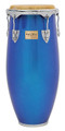 Concerto Blue Spectrum Series Conga (11 inch.). For Congas. Tycoon. Tycoon Percussion #TC-911CBLSP/. Published by Tycoon Percussion.

The super high-gloss, distinct finish on this drum reflects multiple shades of like colors in different lighting. Hand-selected, aged Siam Oak Wood gives it exceptional durability and unmatched sound. A premium quality water buffalo skin head produces rich bass tones and crisp, crystal-clear high pitch tones. The 30″ tall drum with a wide belly features Chrome Deluxe hoops, reinforced side plates with 3/8″ diameter tuning lugs and backing plates. Includes an accompanying single stand, accessory pouch, tuning wrench, and lug lube.