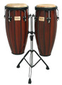 Artist Hand-Painted Series Red Congas (10 inch. & 11 inch.). For Congas. Tycoon. Tycoon Percussion #TC-91BHPR/D. Published by Tycoon Percussion.

These congas provide exceptional durability and unmatched sound, constructed of hand-selected, aged Siam Oak Wood. They are 28″ tall, featuring black powder coated Deluxe hoops, reinforced side plates with 3/8″ diameter tuning lugs, and backing plates. The heads are made of high-quality water buffalo skin, and the hand-painted, super high-gloss finish gives the congas a distinct shine. Ideal for the working percussionist! A tuning wrench and double stand are included.