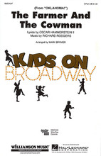 The Farmer and the Cowman ((from Oklahoma!)). By Oscar Hammerstein and Richard Rodgers. Arranged by Mark A. Brymer. For Choral (2-Part). Broadway Choral. 8 pages. Published by Hal Leonard.

From Rodgers and Hammerstein's Oklahoma, this barn-raising square dance number will introduce your singers to the fun of this great Broadway show! Available: 2-Part. Performance Time: Approx. 2:45.

Minimum order 6 copies.