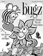 Bugz - Reproducible Pak (A Musical Play for Young Voices). By John Higgins and John Jacobson. For Choral (Reproducible Pak). Expressive Art (Choral). Children's Musical. Reproducible Pak. 26 pages. Published by Hal Leonard.

There's going to be a picnic and everyone is pitchin' in...the Lady Bugs are in charge of proper etiquette, the Army Ants will handle security, the Fireflies are in charge of lighting, and entertainment will be provided by the Bumble Bees. Looks like everything is set! But what's this!?! The Stink Bug wants to come too! Buzz on over to the country-style hoedown and help the critters rescue the party! 20 minutes long for Grades K-4, it includes five original songs and clever rhyming dialog.

Available: Teacher's Manual, Reproducible Pak, Preview CD, ShowTrax CD, Classroom Kit (Teacher's Manual, Reproducible Pak, ShowTrax CD). The Teacher's Manual comes complete with piano/vocal arrangements, script, choreography and a production guide. The Reproducible Pak includes vocal lines, lyric sheets and dialog. Performance Time: 20 minutes. For grades K-4.

Vocals, lyric sheets and dialog.