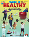 Make It Healthy (Musical Revue About Good Choices). By Mark A. Brymer. For Choral (TEACHER ED). Expressive Art (Choral). 72 pages. Published by Hal Leonard.

Are you making healthy choices each day? There's no time like the present! Join the “make it healthy” gang and learn how important and FUN it is to make good choices – exercising, getting enough rest, eating a good breakfast, brushing your teeth. You can do it!

“Make it healthy” in your school and community with this entertaining 20-minute musical program written for young singers and actors in Gr. K-2! Spread the healthy news with six original songs and simple connecting dialog to reinforce the message. Reproducible songsheets and dialog are also included! Add the professionally-produced recordings by Mark Brymer for extra performance pizzazz! Available separately: Teacher Edition (with reproducible singer pages), Performance/Accompaniment CD, Classroom Kit (Teacher and P/A CD). Duration: ca. 20 minutes. Suggested for grades K-2.