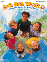 Big Big World - Teacher's Edition (Children's Musical). By Bill Harley. For Choral (Teacher's Edition). Expressive Art (Choral). Children's Musical. Score. 56 pages. Published by Hal Leonard.

Bill Harley's special talents as NPR humorist and award-winning songwriter and storyteller are clearly evident with this appealing 30-minute all-school musical revue. Together we can live and work and take care of our world. Easily staged, this entertaining musical features eight original songs and short connecting dialog perfect for one group or the entire school.

Available: Teacher's Manual, Singer's 5-Pak, Preview CD (full performance only), Performance/Accompaniment CD. The Teacher's Manual includes full script and accompanied songs, and offers plenty of opportunities for cross-curricular involvement, making this a production that can truly involve your whole school long after the show is over! The Singer's Edition provides vocals only and dialog. Perform the songs with piano alone or use the professionally recorded CD. Performance Time: 30 minutes. For grades 1-6.

Teacher's Edition contains: Full script, accompanied songs, and curriculum suggestions.