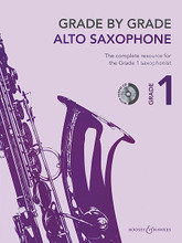 Grade by Grade (Alto Saxophone (Grade 1), Book/CD With CDs of Performances and Accompaniments). By Various. Edited by Janet Way. For Alto Saxophone. Boosey & Hawkes Chamber Music. Softcover. Boosey & Hawkes #M060124761. Published by Boosey & Hawkes.

These delightful collections of carefully-selected pieces provide the perfect repertoire resource for aspiring Grade 1 and Grade 2 instrumentalists. Each piece included in these wide-ranging collections is complemented by useful practice and performance tips. A CD of demonstration and backing tracks is also included to enhance both private practice and public performance.