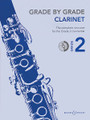 Grade by Grade (Clarinet (Grade 2), Book/CD With CDs of Performances and Accompaniments). By Various. Edited by Janet Way. For Clarinet. Boosey & Hawkes Chamber Music. Softcover with CD. Boosey & Hawkes #M060124792. Published by Boosey & Hawkes.

These delightful collections of carefully-selected pieces provide the perfect repertoire resource for aspiring Grade 1 and Grade 2 instrumentalists. Each piece included in these wide-ranging collections is complemented by useful practice and performance tips. A CD of demonstration and backing tracks is also included to enhance both private practice and public performance.