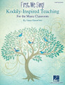 First, We Sing! Kodaly-Inspired Teaching for the Music Classroom composed by Susan Brumfield. TEACHER. Expressive Art (Choral). 88 pages. Published by Hal Leonard.

First We Sing! Kodaly-Inspired Teaching and its companion volumes offer guidance and direction for teachers who are new to the Kodaly approach. Experienced teachers will find fresh ideas to supplement their materials, along with another perspective on Kodaly's philosophy and its implications for teaching today. This TEACHING GUIDE begins with an overview of the Kodaly approach and a brief introduction to the philosophy, its tools and materials. It includes a detailed explanation of the “three-step process” (Prepare, Present, Practice) toward musical literacy, as well as a comprehensive look at musical skills and the ways they develop over time. Teachers will find K-5 curriculum mapping and yearly plans to daily lesson plans, suggestions for choosing and using quality repertoire and building a personal song collection. Lists of easy-to-find songs suggested for reading and writing at each grade level are included, indexed by element and motive.