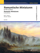 Romantic Miniatures, Vol. 1 (Flute and Piano). Edited by Edmund WÃ¤chter and Elisabeth Weinzierl. Score & Parts. Woodwind. Softcover. 82 pages. Schott Music #ED21579. Published by Schott Music.

Thirteen intermediate flute solos from the nineteenth century. Includes arrangements and original pieces by Albéniz * Chaminade * Massenet * Chopin * and more. With composer bios.