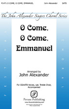 O Come, O Come Emmanuel arranged by John Alexander. For Choral (SATB). Pavane Choral. 12 pages. Pavane Publishing #P1471. Published by Pavane Publishing.

The John Alexander Choral Series is known for large festival works. This setting of one of Advent's standard carols is dramatic and enchanting. The beginning is mysterious and haunting but eventually gives way to a truly majestic rendering. For high school, college and community choirs. Orchestration for brass, timpani, percussion, harp, organ and opt. contrabass also available.

Minimum order 6 copies.