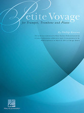 Petite Voyage (Trio for Trumpet, Trombone and Piano). By Phillip Keveren. Educational Piano Library. Softcover. 24 pages. Published by Hal Leonard.

This work was commissioned by Music Teachers National Association to feature and promote collaborative music. Premiered at the MTNA Conference on March 23, 2014, in Chicago, Illinois, this trio is scored for trumpet, trombone and piano and composed with the intermediate-level student in mind. A simple two-measure motif becomes the vehicle, providing raw material from which a tapestry of melody, harmony and rhythm are fashioned for our exploration.