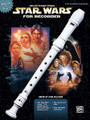 Selections from Star Wars for Recorder (Book Only). By John Williams. For Recorder. Recorder Collection. Easy Recorder Songbook. Movie. Softcover. 24 pages. Alfred Music #25935. Published by Alfred Music.

Written for easy recorder, this book features big, easy-to-read notes, a beginner's guide to playing the recorder, and a clear, simple introduction to reading music. Seven of the most well-known Star Wars themes and melodies are included. Titles: Star Wars (Main Theme) • May the Force Be with You (“The Force Theme”) • The Imperial March (“Darth Vader's Theme”) • Princess Leia's Theme • Duel of the Fates • Yoda's Theme • The Throne Room (and End Title).