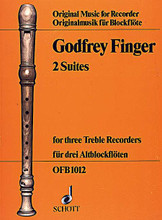 2 Suites (for 3 Treble Recorders). By Gottfried Finger (1660-1730). Arranged by Walter Bergmann. For Recorder (Recorder). Originalmusik fur Blockflote (Recorder Library). Book only. 16 pages. Schott Music #OFB1012. Published by Schott Music.
Product,66064,Fantasia No. 12"