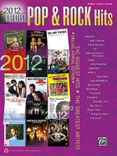 2012 Greatest Pop & Rock Hits (The Biggest Hits * The Greatest Artists (Piano/Vocal/Guitar)). For Piano/Vocal/Guitar. This edition: Piano/Vocal/Guitar; Deluxe Annual. Book; P/V/C Mixed Folio; Piano/Vocal/Chords. Greatest Hits. Pop; Rock. 224 pages. Published by Hal Leonard.

From pop gems to dance floor anthems, these are the tunes to play in 2012! This collection of more than 220 pages of sheet music captures the year’s most memorable songs to play and sing for a lifetime. The piano/vocal arrangements accurately reflect hit recordings by superstars like Beyoncé, Gavin DeGraw, fun., Selena Gomez & The Scene, Gotye, Andy Grammer, Halestorm, Whitney Houston, Jessie J, Lady Antebellum, Bruno Mars, Christina Perri, Katy Perry, Smash Cast, Young the Giant, and more! Complete lyrics and vocal melodies are included, along with basic chord fingering grids for guitarists. Titles: Best Thing I Never Had (Beyoncé) * The Big Bang Theory (Main Title Theme) (Barenaked Ladies) * Body and Soul (Tony Bennett and Amy Winehouse) * Cough Syrup (Young the Giant) * Domino (Jessie J) * Greatest Love of All (Whitney Houston) * Here’s to Us (Halestorm, Glee Cast) * House (Ben Folds Five) * Human Nature (Michael Jackson, Glee Cast) * If I Die Young (The Band Perry) * It Will Rain (Bruno Mars) * Jar of Hearts (Christina Perri) * Just a Kiss (Lady Antebellum) * Keep Your Head Up (Andy Grammer) * Kiss Me Slowly (Parachute) * The Lady Is a Tramp (Tony Bennett and Lady Gaga) * Last Friday Night (T.G.I.F.) (Katy Perry) * Let Me Be Your Star (Smash Cast) * Love You Like a Love Song (Selena Gomez & The Scene) * Monster (Paramore) * Mr. Know It All (Kelly Clarkson) * Not Over You (Gavin DeGraw) * One Moment in Time (Whitney Houston) * The One That Got Away (Katy Perry) * Price Tag (Jessie J featuring B.o.B.) * Red Solo Cup (Toby Keith, Glee Cast) * Smooth Criminal (Michael Jackson, Glee Cast) * Soldier (Gavin DeGraw) * Somebody That I Used to Know (Gotye featuring Kimbra) * We Are Young (fun.) * When We Stand Together (Nickelback) * Who Says (Selena Gomez & The Scene).