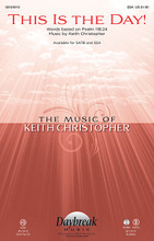 This Is the Day! by Keith Christopher. For Choral (SSA). Daybreak Choral Series. 8 pages.

Uses: General, Call to Worship, Thanksgiving

Scripture: I Chronicles 16:8-11; Psalm 118

Based on Psalm 118, this bestseller from Keith Christopher is an energetic anthem or call to worship. We are pleased to offer this selection in a fantastic setting for women's voices! Score and parts (fl 1-2, ob, cl 1-2, tpt 1-3, hn 1-2, tbn 1-2, tbn 3/tba, perc, timp, rhythm, vn 1-2, va, vc, db) available as a CD-ROM and as a digital download. Duration: ca. 2:30.

Minimum order 6 copies.