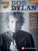 Bob Dylan (Guitar Play-Along Volume 148). By Bob Dylan. For Guitar. Guitar Play-Along. Softcover with CD. Guitar tablature. 48 pages. Hal Leonard #AM1007798. Published by Hal Leonard.

The Guitar Play-Along Series will help you play your favorite songs quickly and easily! Just follow the tab, listen to the CD to hear how the guitar should sound, and then play along using the separate backing tracks. The melody and lyrics are also included in the book in case you want to sing, or to simply help you follow along. The audio CD is playable on any CD player. For PC and Mac computer users, the CD is enhanced so you can adjust the recording to any tempo without changing pitch! This volume includes 8 Dylan favorites, including: Blowin' in the Wind • Hurricane • Knockin' on Heaven's Door • Lay Lady Lay • Like a Rolling Stone • Mr. Tambourine Man • Shelter from the Storm • The Times They Are A-Changin'.