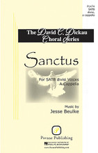 Sanctus by Jesse Beulke. For Choral (SATB DV A Cappella). Pavane Choral. 8 pages.

Jesse Beulke is a young American composer in his first year of college, yet this, his first published piece, demonstrates a musical maturity well beyond his years. Selected for the David Dickau Signature Series, Sanctus is rich with warm harmonies fitting the 21st century. Excellent for high school, college and community choirs.

Minimum order 6 copies.