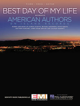 Best Day of My Life by American Authors. For Piano/Vocal/Guitar. Piano Vocal. 12 pages. Published by Hal Leonard.

This sheet music features an arrangement for piano and voice with guitar chord frames, with the melody presented in the right hand of the piano part as well as in the vocal line.