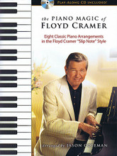 The Piano Magic of Floyd Cramer by Floyd Cramer. Arranged by Jason Coleman. For Piano/Keyboard. Personality. Softcover with CD. 24 pages..

Floyd Cramer's distinctive touch at the piano comes to life in this collection of eight classic country and pop songs featuring his signature “slip note” style. Transcribed by Floyd's grandson, Jason Coleman, these arrangements capture the “piano magic” of Floyd Cramer. Songs include: Are You Lonesome Tonight? • Crazy • Flip Flop and Bop • Last Date • On the Rebound • Please Help Me, I'm Falling • San Antonio Rose • Tennessee Waltz. Includes a play-along CD with accompaniment and demo tracks.