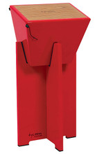 Siam Oak Quinto Cajon Stands - Red for Cajons. Tycoon. Tycoon Percussion #TKQ-SR. Published by Tycoon Percussion.